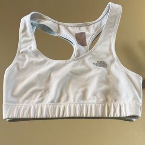 The North Face white Sports Bra